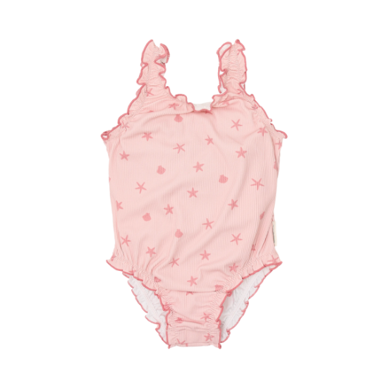 Slika Dječji jednodijelni kupaći kostim Dreamy Seashells 74/80 - Little Dutch