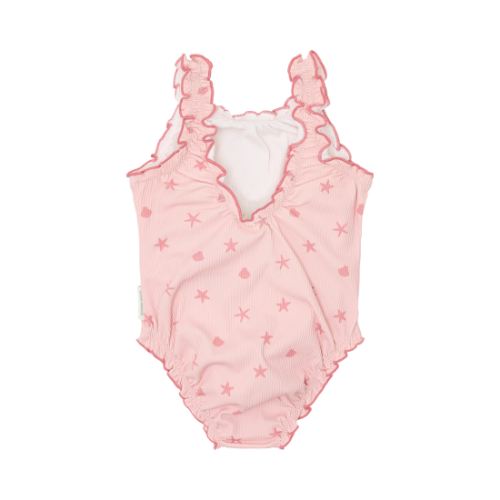 Slika Dječji jednodijelni kupaći kostim Dreamy Seashells 74/80 - Little Dutch