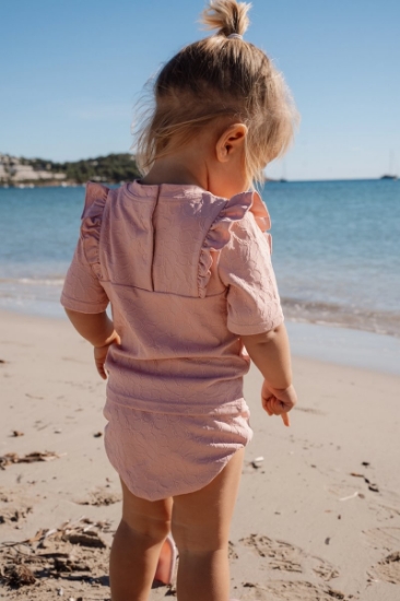 Slika Pelena za plivanje - kupaći kostim Dreamy Pink Rose 86/92 - Little Dutch