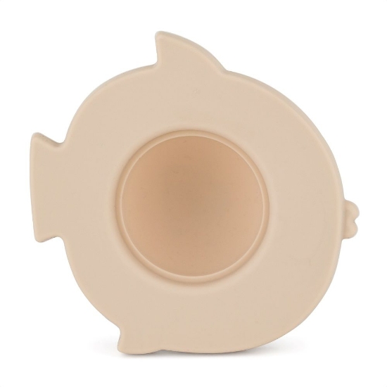 Slika Silikonska pop up grickalica za zube Fish Fiona 6 m+, Dusty Rose PETITE&amp;MARS 