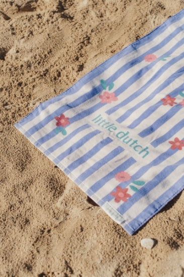 Slika Ručnik za plažu Dreamy Purple Stripe - Little Dutch