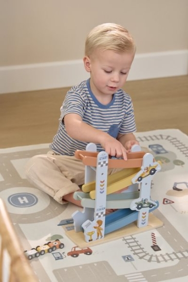 Slika Drvena staza za autiće Blue - Little Dutch