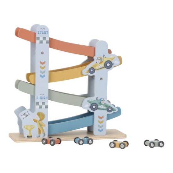Slika Drvena staza za autiće Blue - Little Dutch