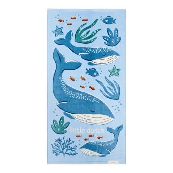 Slika Ručnik za plažu Ocean World Blue - Little Dutch