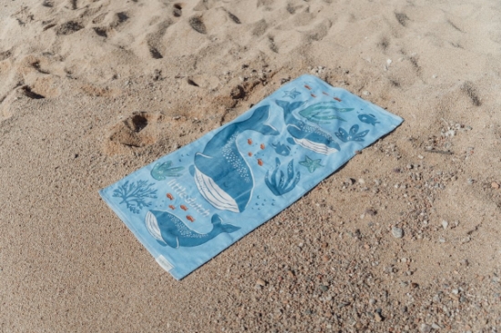 Slika Ručnik za plažu Ocean World Blue - Little Dutch