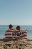 Slika Ručnik za plažu Ocean World Brown Stripe - Little Dutch