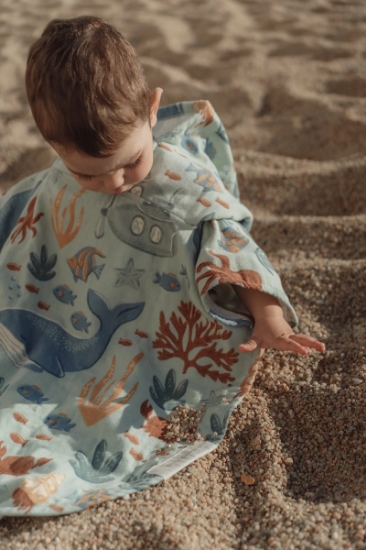 Slika Pončo za plažu Ocean World - Little Dutch