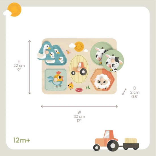 Slika Muzička igračka Puzzle - Farmers Tiny Love 
