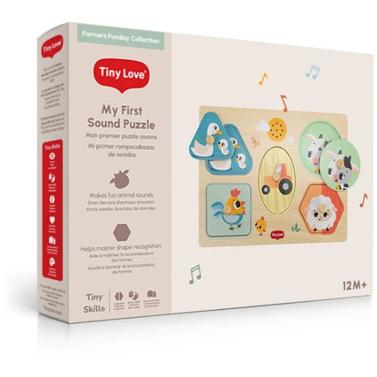Slika Muzička igračka Puzzle - Farmers Tiny Love 