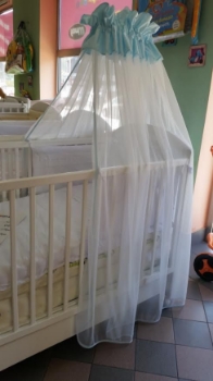 Slika Miminu Baldahin za krevetić - Bijeli
