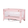 Slika Putni krevetić s bočnom stranicom i sklapanjem jednom rukom Glory Pink Marshmalllow Chipolino 