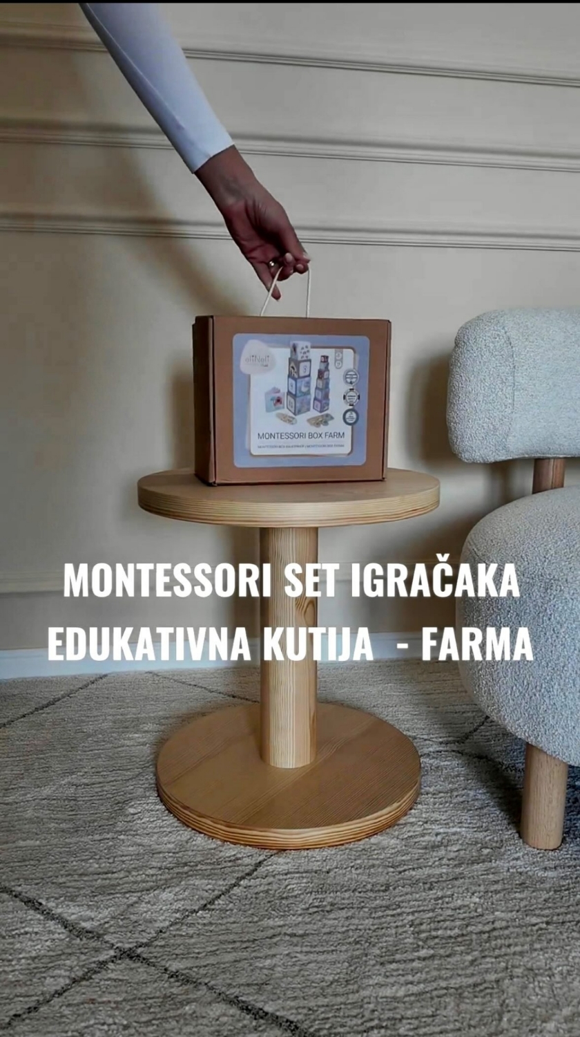 Montessori igračke za svaki uzrast 🧩Od prvih mjeseci do 2+ godine — kod nas pronađite pažljivo odabrane Montessori setove koji djecu potiču na učenje kroz igru.Bebe uče kroz kontrastne slike, senzorne igre i motoričke izazove.Djeca od 1 godine raz...