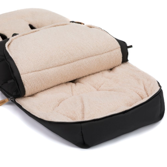 Slika Footmuff Kinley zimska vreća za kolica, Teddy black Fillikid 