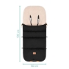 Slika Footmuff Kinley zimska vreća za kolica, Teddy black Fillikid 