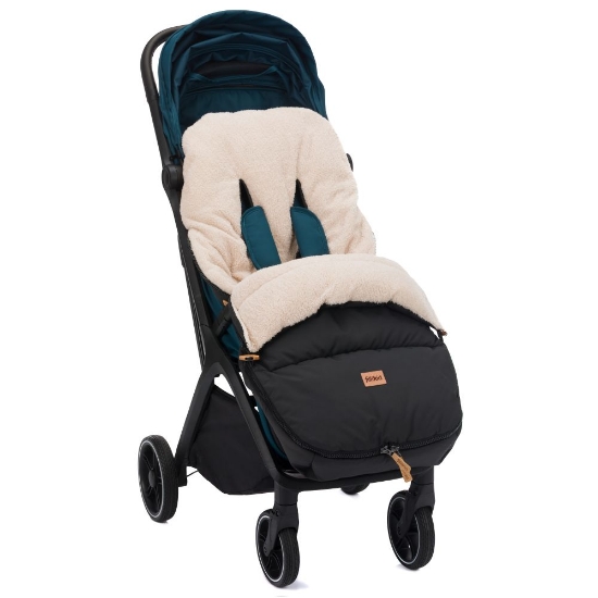 Slika Footmuff Kinley zimska vreća za kolica, Teddy black Fillikid 