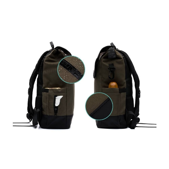 Slika Torba/ruksak za mamu Osaka, khaki Fillikid 