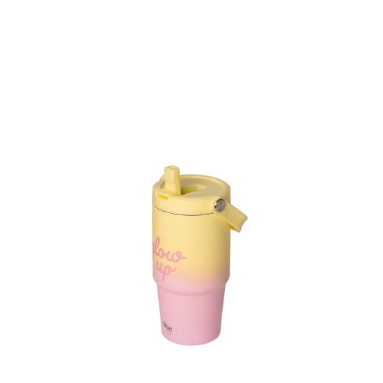 Slika 600ml Termo Boca Tumbler Glow Up Pink Yellow Citron 