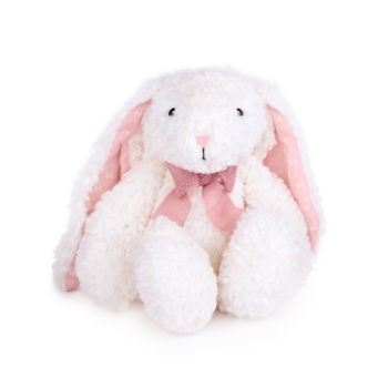 Slika Plišana igračka Zeko s vrpcom 28 cm - Bijeli Amek 