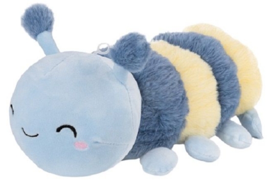 Slika Plišana igračka Gusjenica 12 cm - Plava Amek 