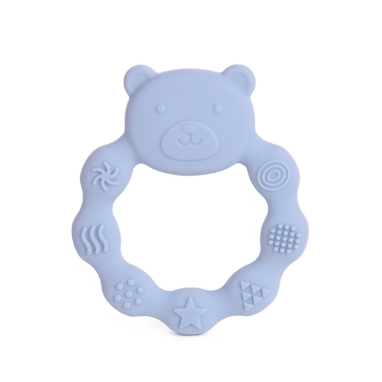 Slika Silikonska grickalica Medvjedić - Blue Amek 