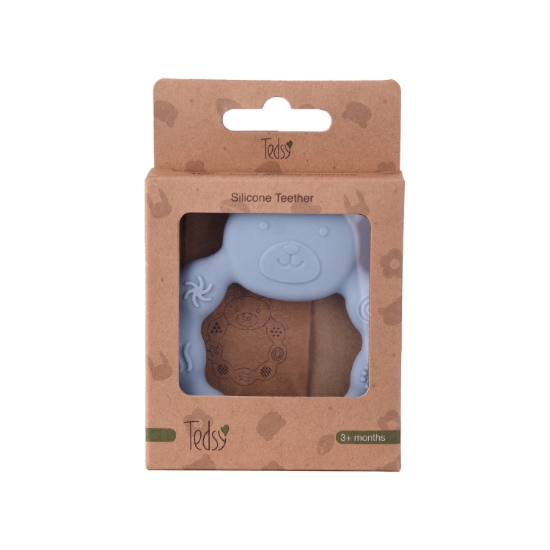 Slika Silikonska grickalica Medvjedić - Blue Amek 