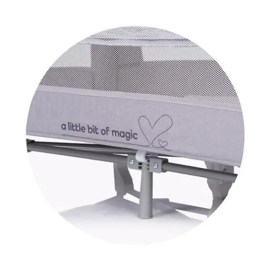 Slika Putni krevetić s bočnom stranicom i sklapanjem jednom rukom Glory Cloud Chipolino 