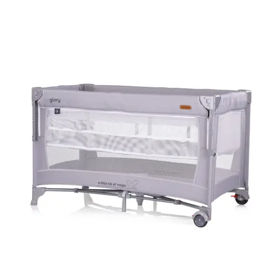 Slika Putni krevetić s bočnom stranicom i sklapanjem jednom rukom Glory Cloud Chipolino 