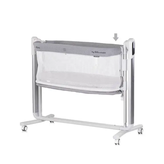 Slika Električna kolijevka sa spuštajućom bočnom stranicom ULTIMA Grey Chipolino 