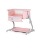 Krevetić s bočnom stranicom na spuštanje Eleganza Pink Marshmallow Chipolino 
