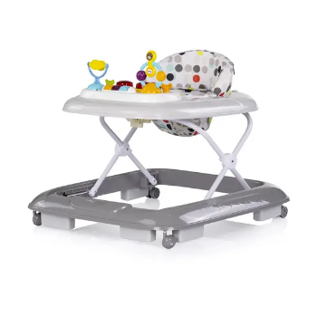 Slika Dječja hodalica s glazbom Baby Steps Grey Chipolino 