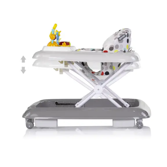 Slika Dječja hodalica s glazbom Baby Steps Grey Chipolino 