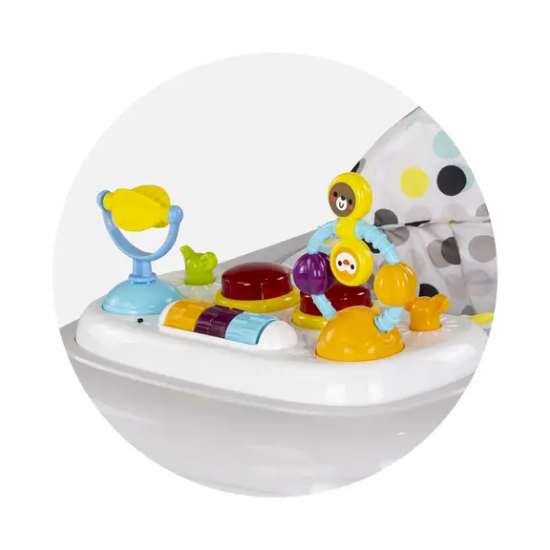 Slika Dječja hodalica s glazbom Baby Steps Grey Chipolino 