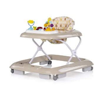 Slika Dječja hodalica s glazbom Baby Steps Beige Chipolino 