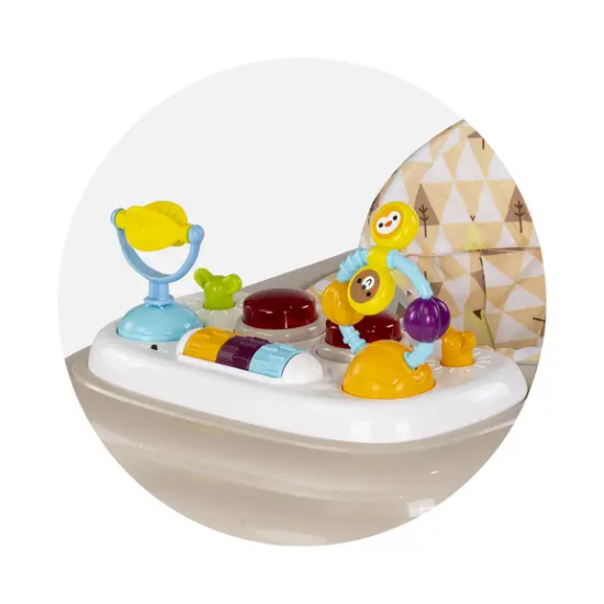 Slika Dječja hodalica s glazbom Baby Steps Beige Chipolino 