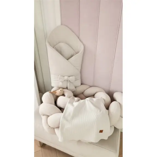 Slika Jastuk za nošenje s mašnom - Soft Svijetli bež - MimiNu