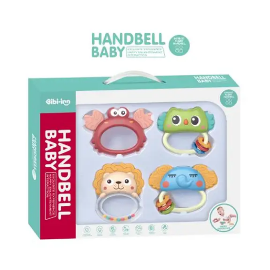 Slika Dječje grickalice i zvečke - Animals (4kom) Chipolino 