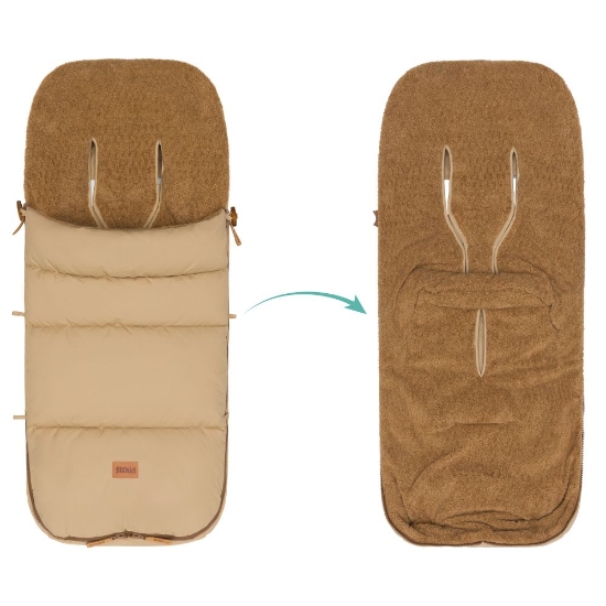 Slika Footmuff Kinley zimska vreća za kolica, Teddy nature Fillikid 