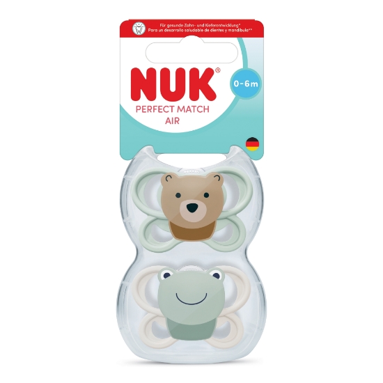 Slika Duda varalica - silikon Perfect Match Air 0-6 m, 2 kom sort. 10175340 NUK 
