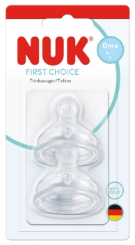 Slika Sisač silikon First Choice S, 0m+, 2kom 10124040 NUK 