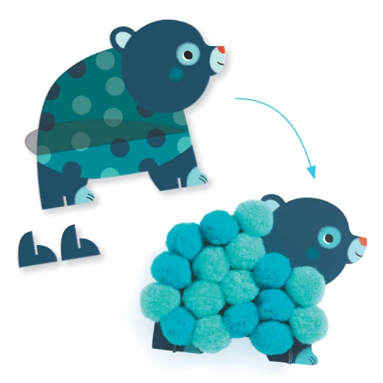 Slika Kreativni set pom pom - Zeko