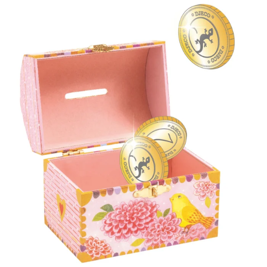 Slika Dječja drvena kasica - Ptice