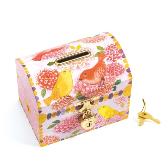 Slika Dječja drvena kasica - Ptice