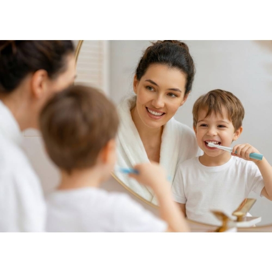 Slika PULITO Električna četkica za zube za djecu (3-6 godina), Blue NENO 