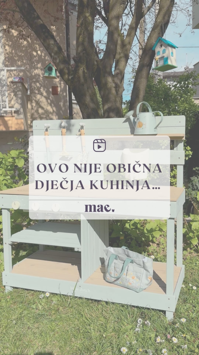 Djeca jednostavno obožavaju proljeće, boravak u vrtu i igru na svježem zraku 🌿Uz Little Dutch vrtnu kuhinju, zabava traje satima – od “kuhanja” s blatom do kreativnih igara koje potiču maštu i samostalnost.A dok su mali kuhari potpuno zaokupljeni i...