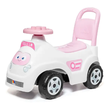 Slika Guralica 2u1 Riblie Go Pink + 10 kockica - Molto