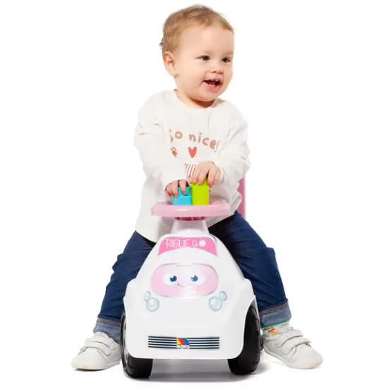 Slika Guralica 2u1 Riblie Go Pink + 10 kockica - Molto