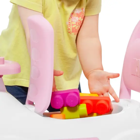 Slika Guralica 2u1 Riblie Go Pink + 10 kockica - Molto