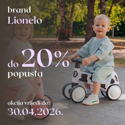 do 20% popusta na brand Lionelo