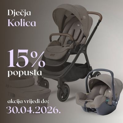 15% popusta na dječja kolica