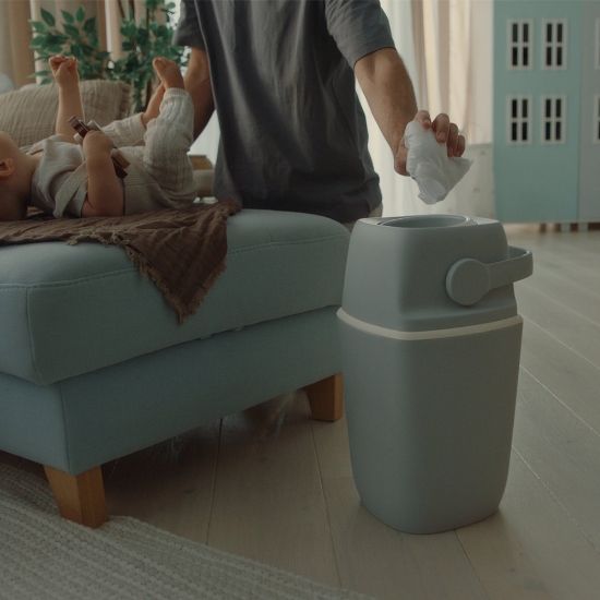 Slika Kanta za pelene 47x23x23 cm, graphite Airwell 